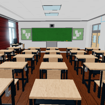Doki Doki Literature Club Classroom
