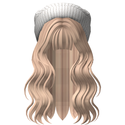 Lush Long Wavy Hair with Beanie (Blonde)