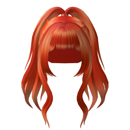 Orange High Anime Ponytail thumbnail