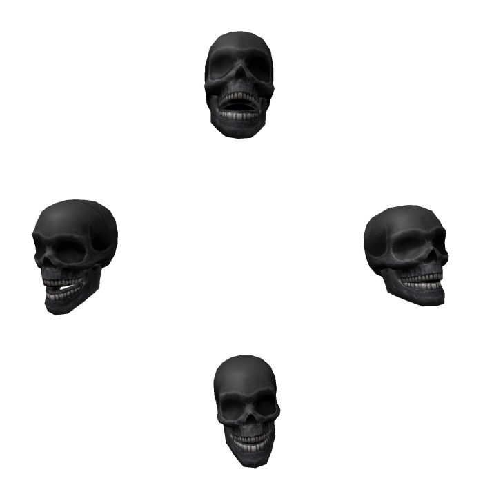 Dark Black Quadri Skull Aura Add-on