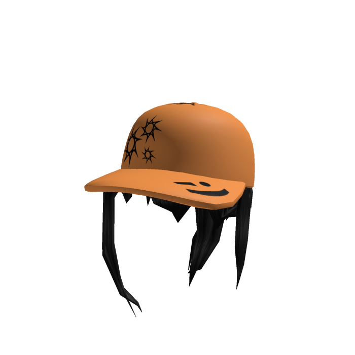 Orange Spawn Skater Girl ;) Brim Cap
