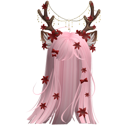 Ethereal Christmas Fairy Fawn Hair w/ Antlers