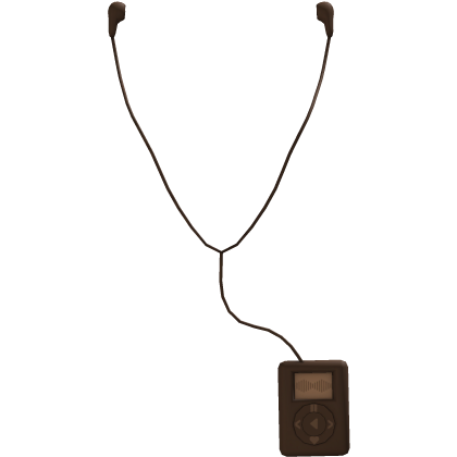Brown Y2K Earbuds with Ipod (Left)