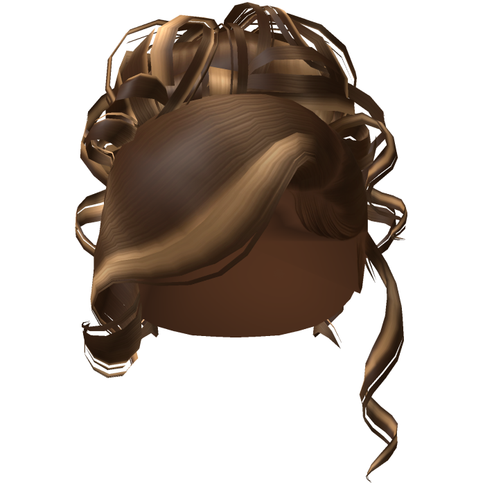 Side Swept Curly Updo [Blonde Ombre]