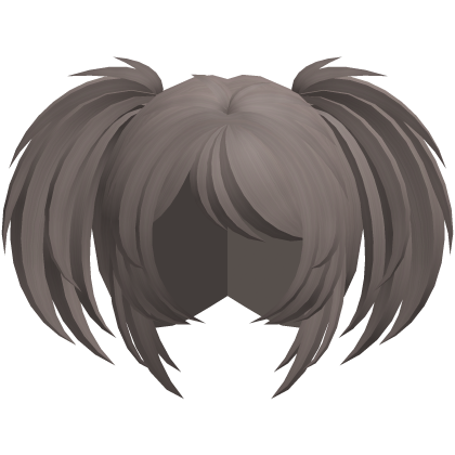 emo vkei moe fluffy pigtails ash brown