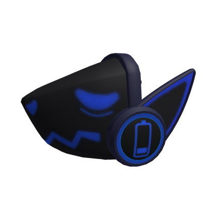 Dark Blue Protogen Digi Visor Roblox NoFilter