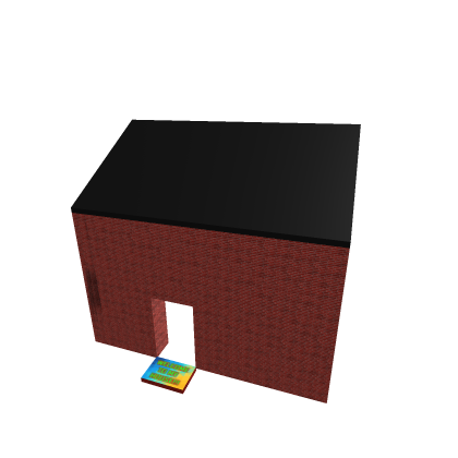 Little house on the grass
