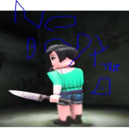 the horror Roblox decal