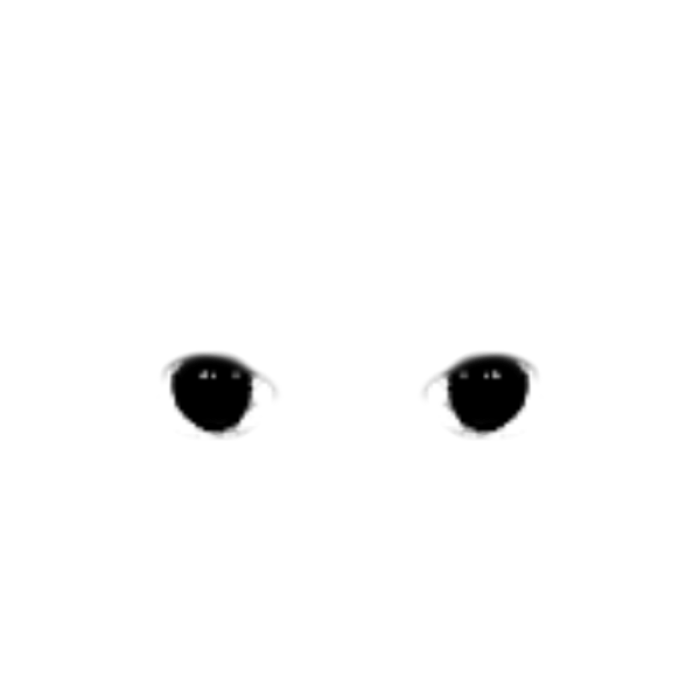 Creepy eyes for Regular 64 Roblox decal