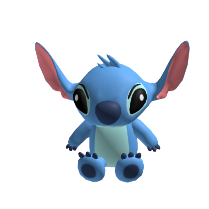 Stitch Matching Blue Holdable Plush