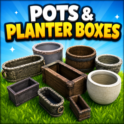 Pots And Planter Boxes Made By Zelgraz preview 1