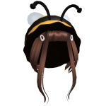 Brown Bumblebee Girl Beanie