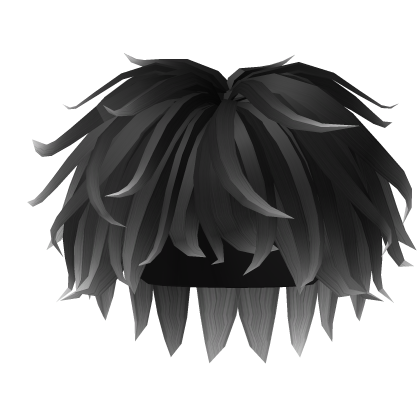 Shadow Garden Messy Cheap Hair - Black to White Roblox item