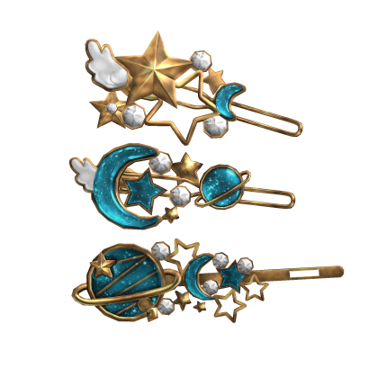 Celestial Hair Clips
