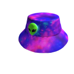 Neon Galaxy Bucket Hat
