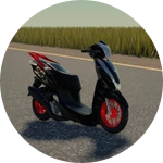 Honda Lead 125 ( Black Flamed )