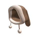 Oversized Bunny Hood (Beige)