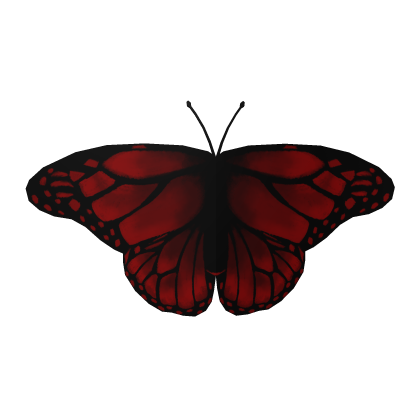 Red Butterfly Face