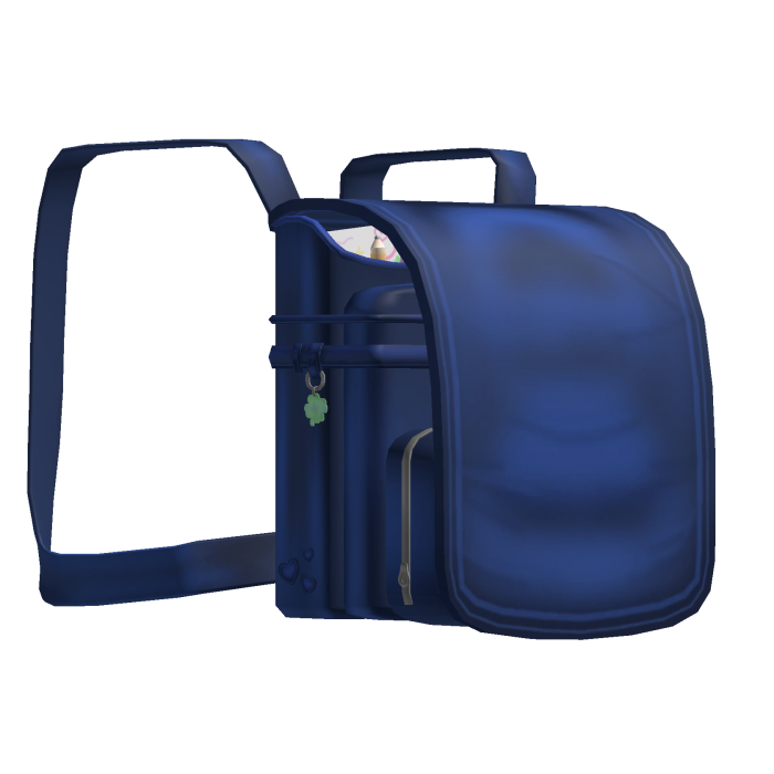 ♡꒱ cutesy blue clover randoseru backpack 1.0