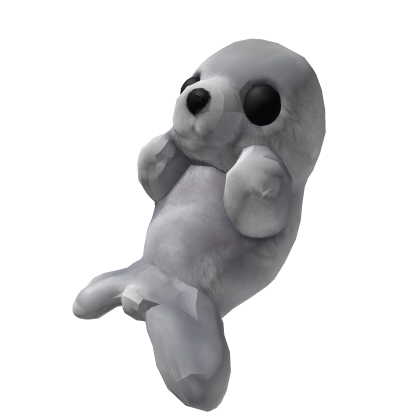 foca gris peluche