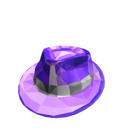 Sparkling Purple Fedora