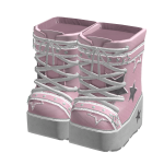 🍀Y2K Star Long Boots (Pink)