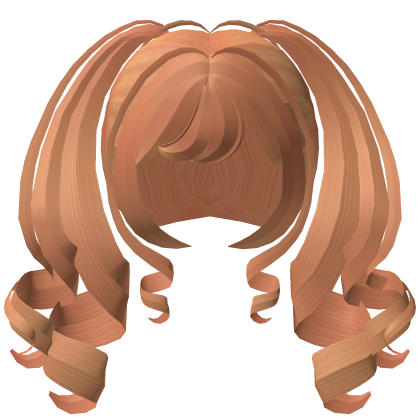 ♡ curly cute big high tweencore pigtails ginger  Roblox item