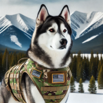 Alaskan husky military