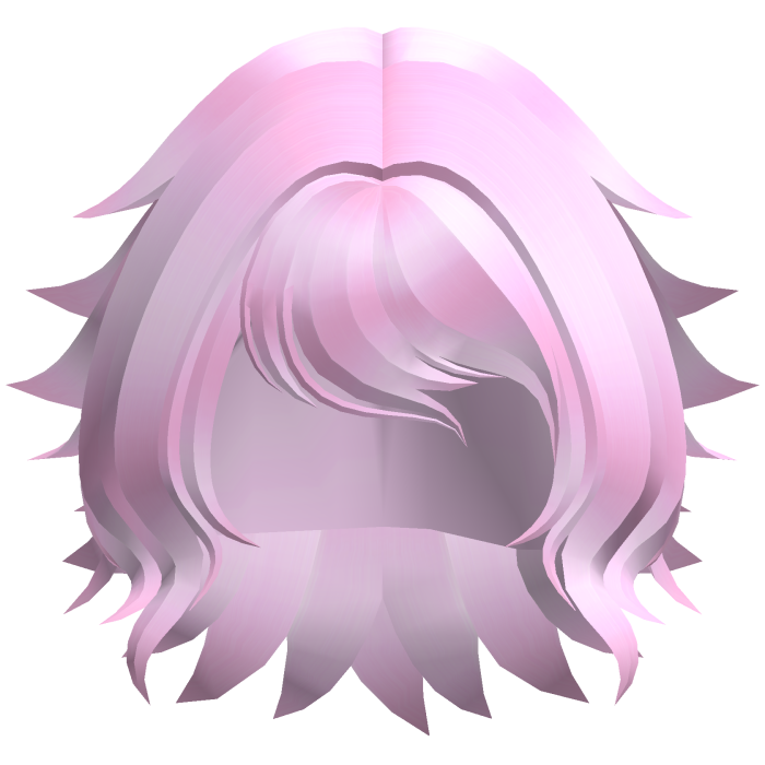 Messy Fluffy Bob Hair (Pink)