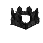 Black Camo Chained 8-bit Crown [ADD-ON]