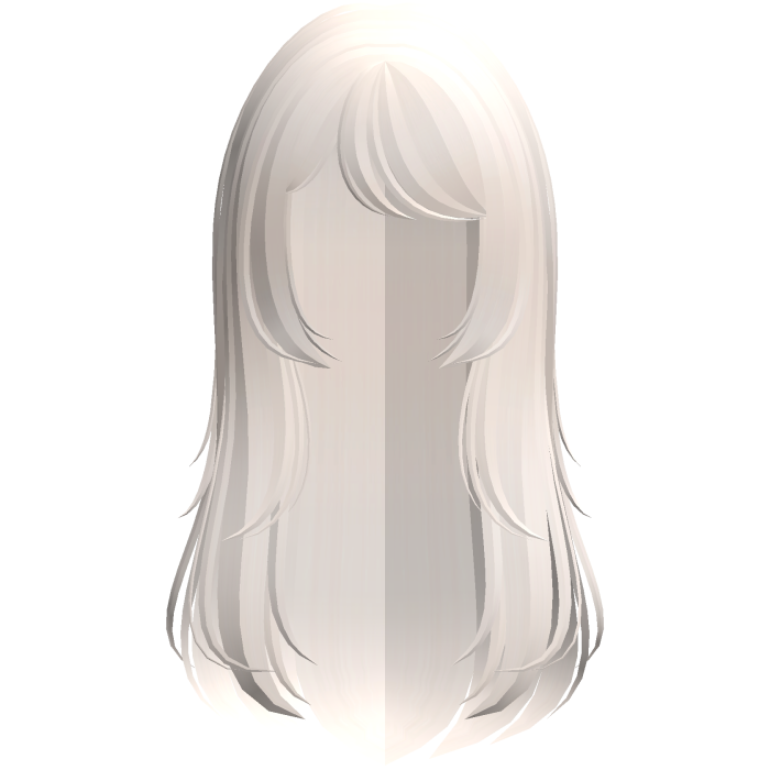 cute long layered wispy doll hair in light blonde