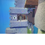 King dom times front of castle