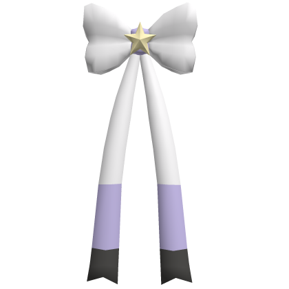 White Back Bow Roblox item