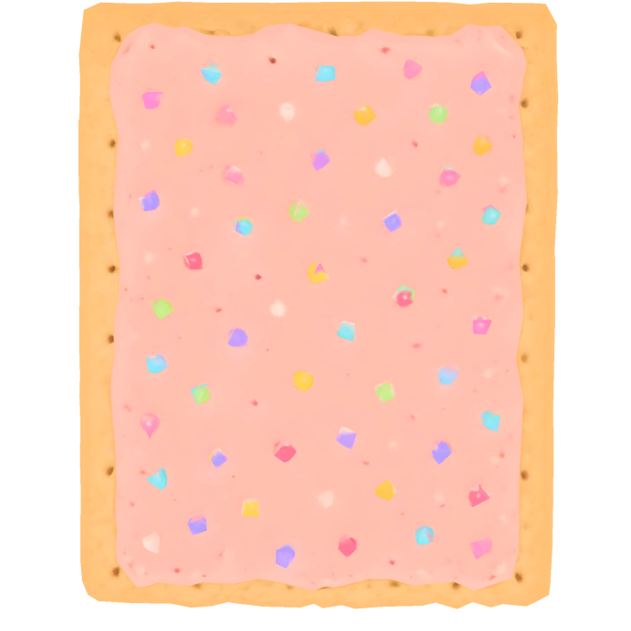 pink sprinkle poptart