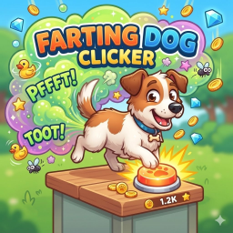 Farting Dog Clicker