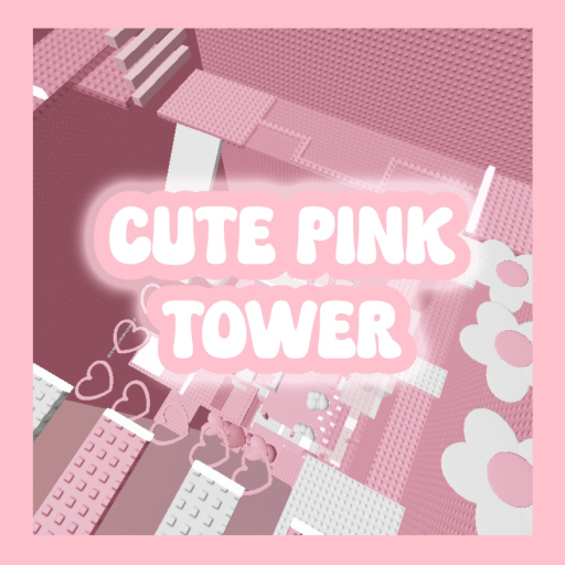 Cute Pink Tower 🎀 official Roblox game thumbnail