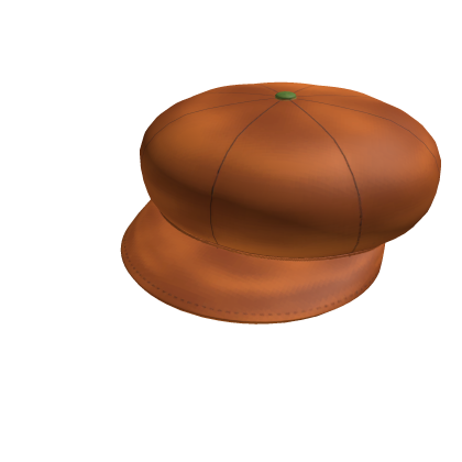 Pumpkin Leather Cap