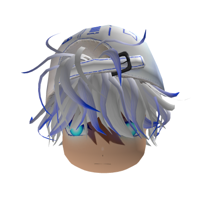 Fluffy Cover Bangs Hair with Cap - W&Blue Shine