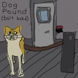 dog pound but bad icon