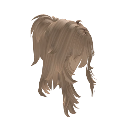 Blonde Wolf Cut Hair w/ Gyaru Ponytail | Roblox Item - Rolimon's