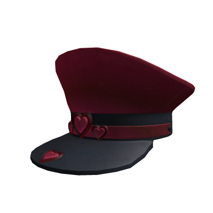Valentine Captains Cap [NO HAIR] Roblox item