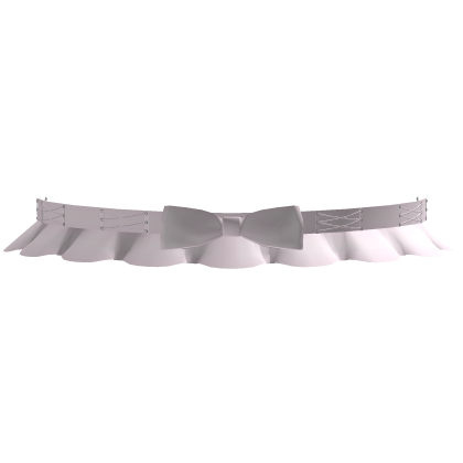 cute pink ruffled laced chocker w bow Roblox item