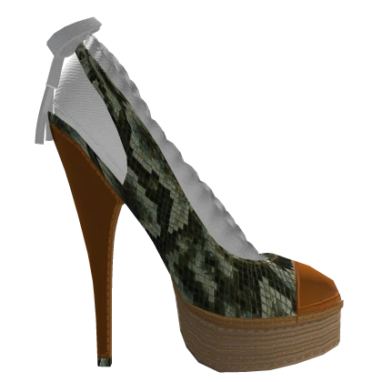 ☆ SS09 Slingback Ribbon li… - Right Shoe Accessory | Roblox