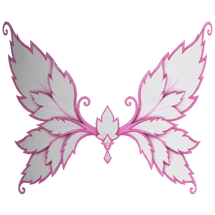 Enchanted Fairy Crystal Leaf Wings (Light Pink) Roblox item