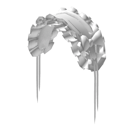 ♱ sweet gothic lace maid bonnet white