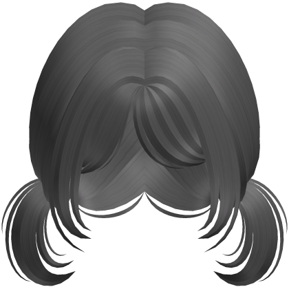 Short Cute Kawaii Pigtails (Grey) Roblox item