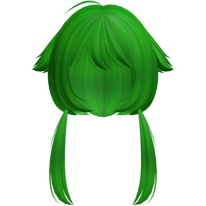 green alternative jellyfish vkei hair Roblox item