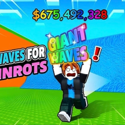 Run From Giant Waves For Brainrots