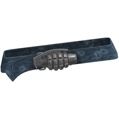 Y2k Grunge Grenade Belt Blue 3.0 Roblox item