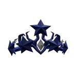 Dark Blue Star Crown